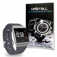Fitbit Ionic Screen Protector - Kristall® 9H Hardness Full Coverage Liquid Nano Coating Screen Protector for Smartwatches (Bubble-FREE Screen Protector, EASY to Apply, Edge-to-Edge Protection)